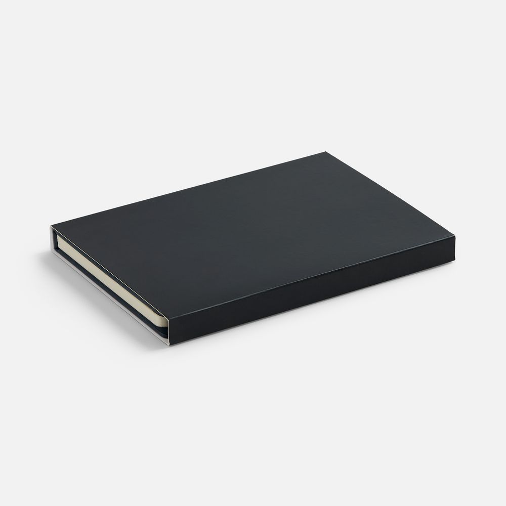 Блокнот Neli, черный с логотипом, рис. 13 — Блокноты BIZGIFT