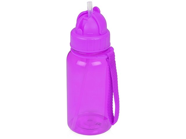 Бутылка для воды со складной соломинкой «Kidz» с логотипом, рис. 2 — Посуда BIZGIFT