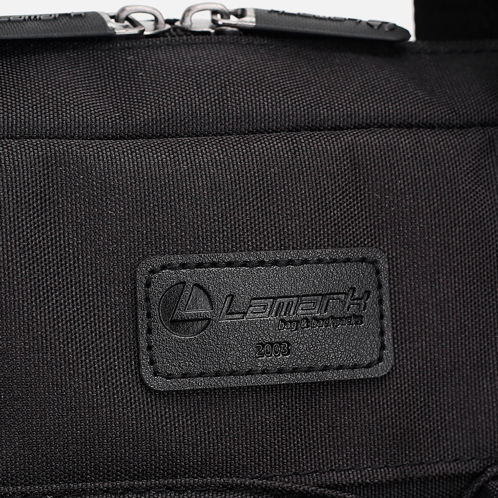 Сумка для ноутбука L255, черная с логотипом, рис. 8 — Сумки для ноутбука BIZGIFT