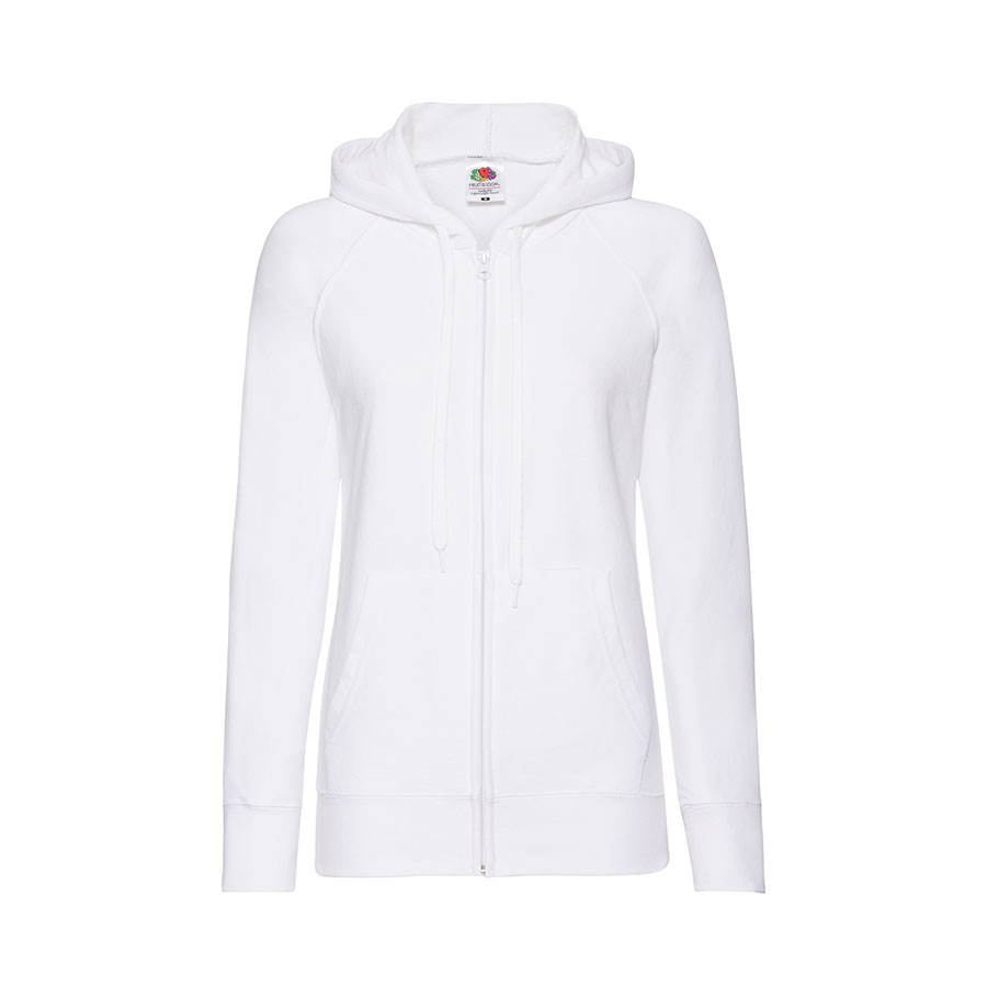 Толстовка женская без начеса LADIES LIGHTWEIGHT HOODED SWEAT 240 с логотипом, рис. 1 —  BIZGIFT