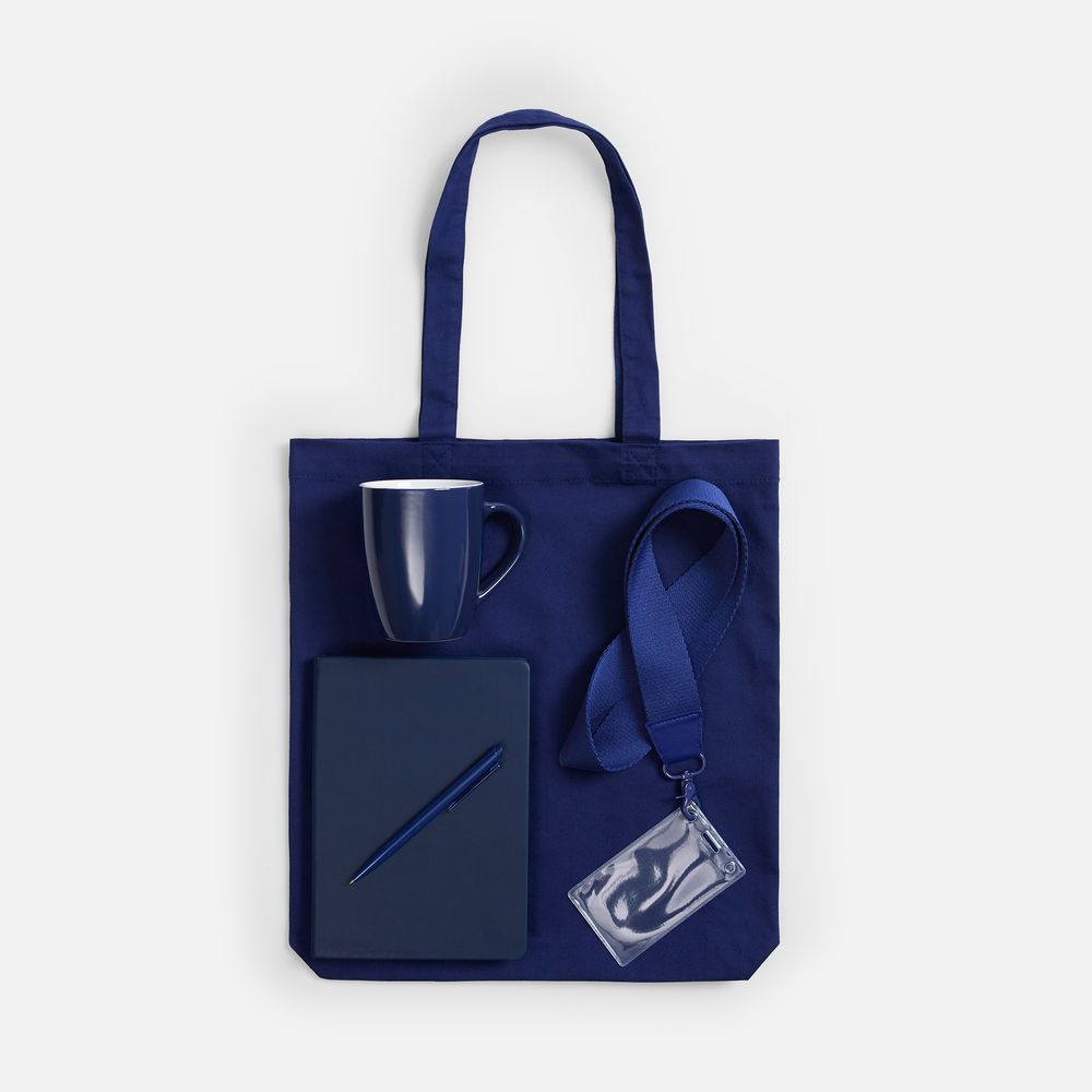 Набор Cortado, синий с логотипом, рис. 2 — Бизнес наборы BIZGIFT