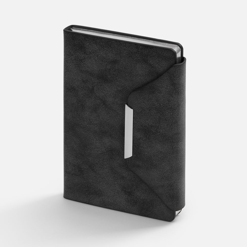 Ежедневник Delave, недатированный, черный с логотипом, рис. 3 — Ежедневники BIZGIFT