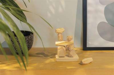 Набор деревянных балансирующих камней Ukiyo Crios под нанесение логотипа