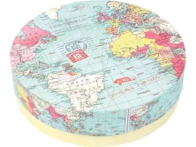 Набор тарелок Карта мира под нанесение логотипа