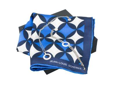 Подарочный набор Boogie: шелковый платок, браслет, колье под нанесение логотипа