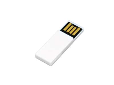 USB 2.0- флешка промо на 8 Гб в виде скрепки под нанесение логотипа