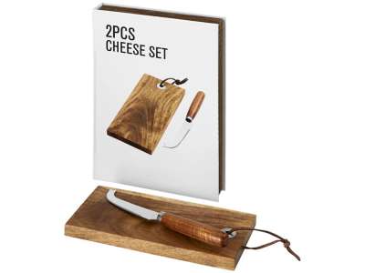 Подарочный набор для сыра и вина Nantes 2 предмета под нанесение логотипа