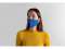 Гигиеническая маска для лица многоразовая с люверсом, для сублимации в крое под нанесение логотипа