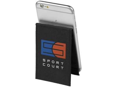 Кошелек-подставка для телефона с защитой от RFID считывания под нанесение логотипа
