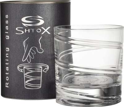 Вращающийся стакан для виски Shtox под нанесение логотипа