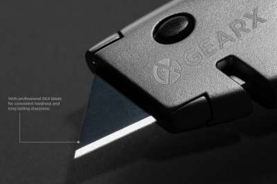 Сверхпрочный строительный нож Gear X под нанесение логотипа