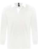 Рубашка поло мужская с длинным рукавом Pack 280 белая фото