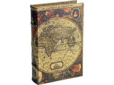 Подарочная коробка Карта мира под нанесение логотипа
