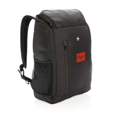 Рюкзак для ноутбука Swiss Peak из rPET AWARE™, 15'' под нанесение логотипа