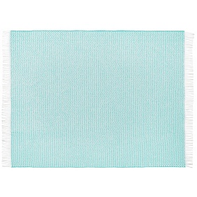 Плед Sagunt, мятный с логотипом, рис. 3 — Пледы BIZGIFT