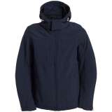 Куртка мужская Hooded Softshell темно-синяя фото