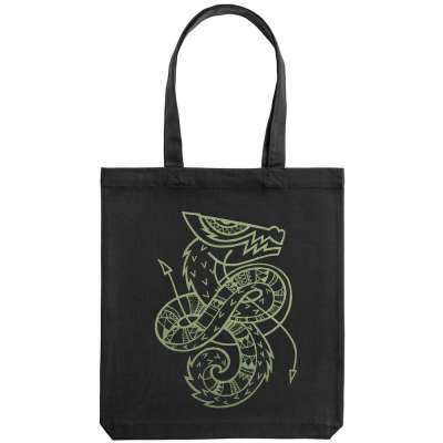 Холщовая сумка «Полинезийский дракон» под нанесение логотипа