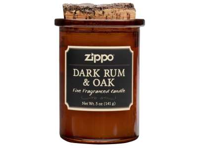 Ароматизированная свеча Dark Rum & Oak под нанесение логотипа