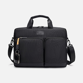 Сумка для ноутбука L255, черная с логотипом, рис. 2 — Сумки для ноутбука BIZGIFT