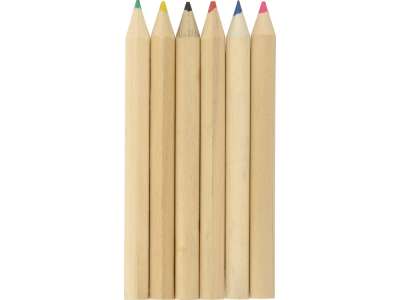 Цветные карандаши в тубусе под нанесение логотипа