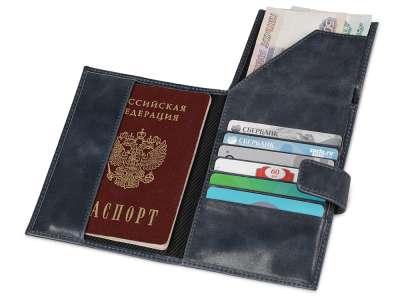 Бумажник путешественника Druid с отделением для паспорта под нанесение логотипа