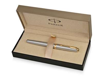 Ручка Паркер роллер Sonnet Stainless Steel GT под нанесение логотипа