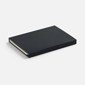 Блокнот Neli, черный с логотипом, рис. 13 — Блокноты BIZGIFT