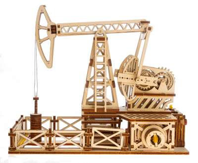 Механический конструктор «Нефтяная качалка» под нанесение логотипа