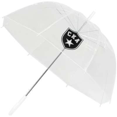 Прозрачный зонт-трость «СКА» под нанесение логотипа