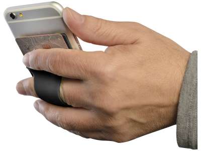 Картхолдер для телефона с отверстием для пальца под нанесение логотипа