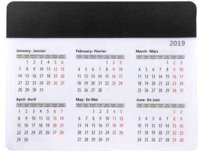 Коврик для мыши Chart с календарем под нанесение логотипа