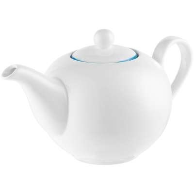 Чайник «С голубой каемочкой!» под нанесение логотипа