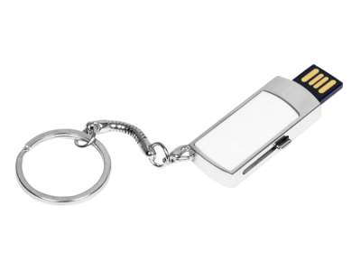 USB 2.0- флешка на 8 Гб с выдвижным механизмом и мини чипом под нанесение логотипа