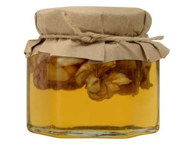Мед с грецким орехом под нанесение логотипа