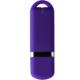 Флешка MIRAX SOFT Фиолетовая PURPLE MEDIUM C 4020.11.4ГБ с логотипом, рис. 2 — Флешки с покрытием soft-touch BIZGIFT
