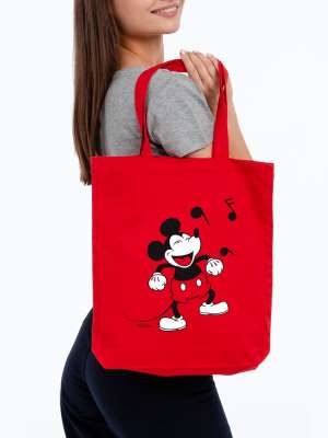 Холщовая сумка «Микки Маус. Sing With Me» под нанесение логотипа