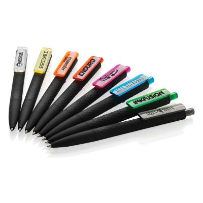 Черная ручка X3 Smooth Touch, черный под нанесение логотипа