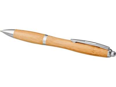 Ручка шариковая Nash из бамбука под нанесение логотипа