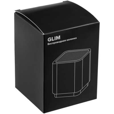 Беспроводная колонка с подсветкой логотипа Glim под нанесение логотипа