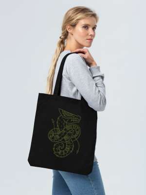 Холщовая сумка «Полинезийский дракон» под нанесение логотипа