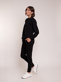 Свитшот Premium, черный, размер S с логотипом, рис. 5 — Свитшоты BIZGIFT