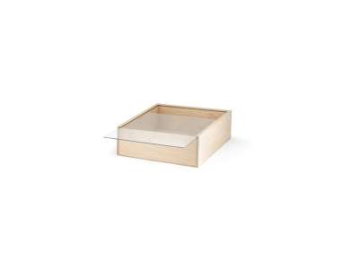 Деревянная коробка BOXIE CLEAR S под нанесение логотипа