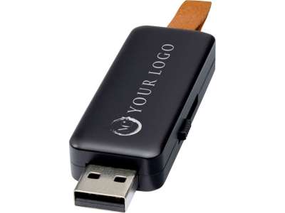 USB-флешка на 16 Гб Gleam с подсветкой под нанесение логотипа