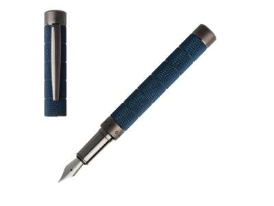 Ручка перьевая Pillar Blue под нанесение логотипа