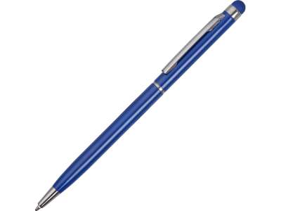 Ручка-стилус металлическая шариковая Jucy под нанесение логотипа