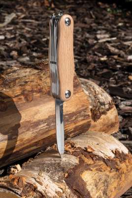 Карманный нож Wood, коричневый под нанесение логотипа