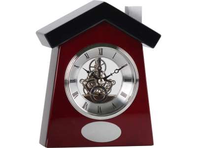 Часы настольные Домик под нанесение логотипа