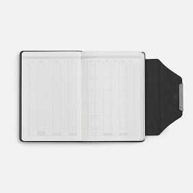 Ежедневник Delave, недатированный, черный с логотипом, рис. 8 — Ежедневники BIZGIFT
