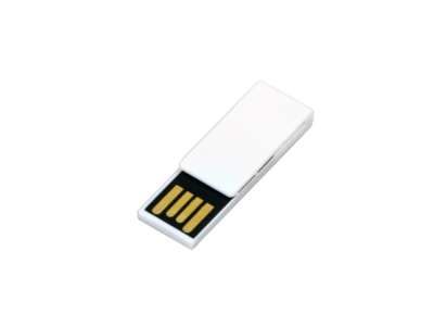 USB 2.0- флешка промо на 8 Гб в виде скрепки под нанесение логотипа