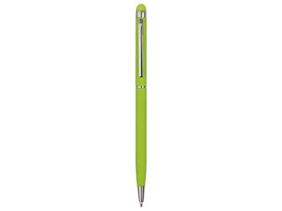 Ручка-стилус металлическая шариковая Jucy Soft soft-touch под нанесение логотипа